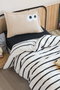 L'essentiel linge de maison Funny - Brown Juego de funda de edredón individual
